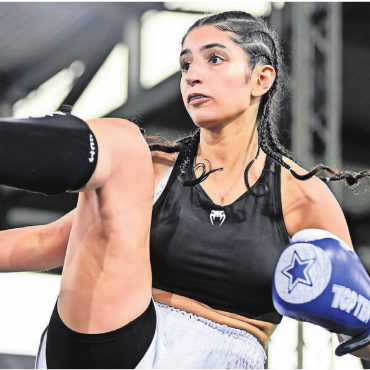 Dieses besondere Gefühl - An der «Xplosiv Fight Night» 2025 konnte Sanem Oruclar ihren Ringkampf gewinnen. Bild: Alexander Wagner / Archiv