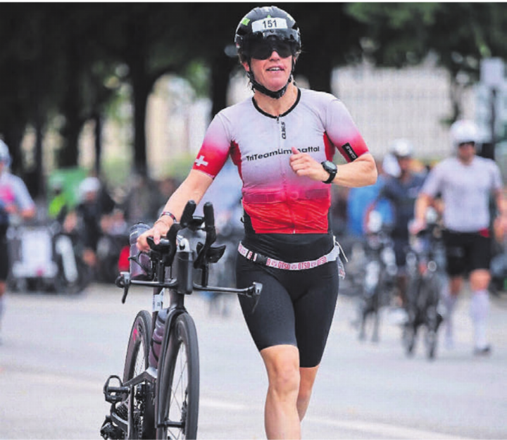 Cécile Treier erlebte Ungewöhnliches an der Ironman-EM in Hamburg. Bild: Sportograf Cécile Treier erlebte Ungewöhnliches an der Ironman-EM in Hamburg. Bild: Sportograf