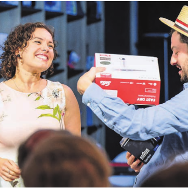 Kultur pur am beliebten Festival - Einwohnerratspräsidentin Julia Frischknecht trat schon einmal im Theater der ibw auf (Bild). Nun wird sie es erneut tun.