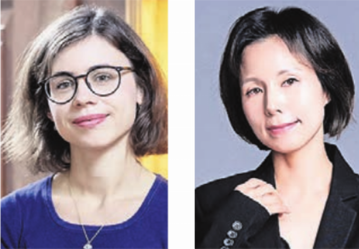 Miriam Wagner-Meister (links) und Heyon Ko.
Bilder: zg