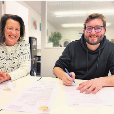 Mauer statt Bestechung - Remy Marthaler, neuer Geschäftsführer, mit Miranda Bammert-Zahn, Vereinspräsidentin von «Maison des Anges».