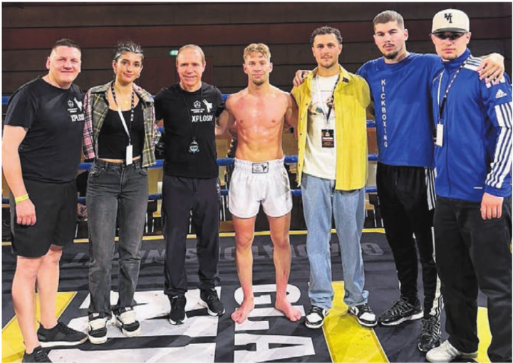 Die Wohler Delegation. Von links: Andi Faggiano, Sanem Oruclar, Rocco Cipriano, Roy Cipriano, Silvio Pace, Fion Jupolli und Sasha Trivato. Es fehlt: Louis Wenk. Bild: zg