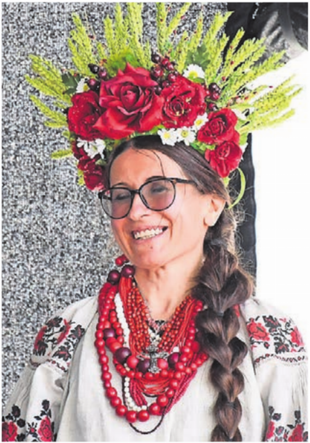 Tracht und Haarpracht aus der Ukraine. Tracht und Haarpracht aus der Ukraine.