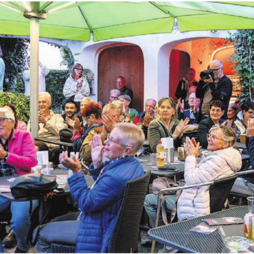Wie immer harmonisch - Im Rüebliland-Kafi gab es traditionelle Jazzmusik.