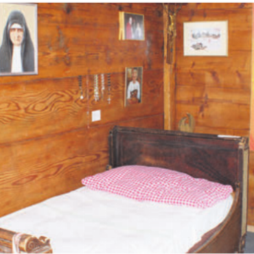 Geburtszimmer der Heiligen - Das Geburtszimmer von Verena Bütler aus Auw, die später als Maria Bernarda heiliggesprochen wurde. Bild: zg