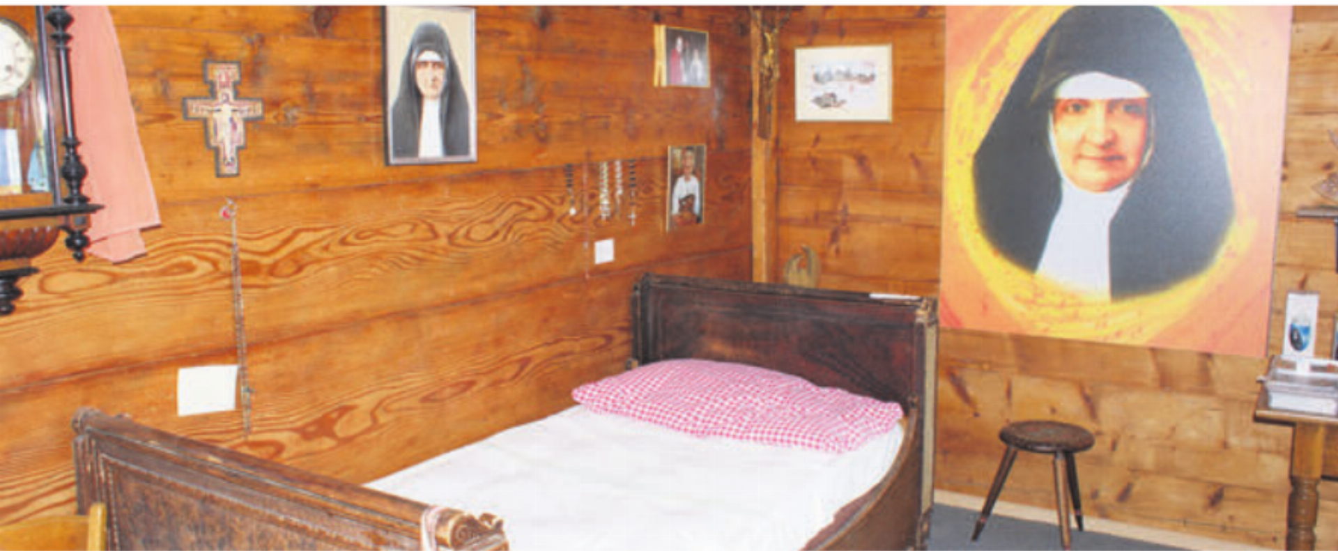 Das Geburtszimmer von Verena Bütler aus Auw, die später als Maria Bernarda heiliggesprochen wurde. Bild: zg - Das Bild wird blockiert. – Möglicherweise durch einen aktiven Adblocker.