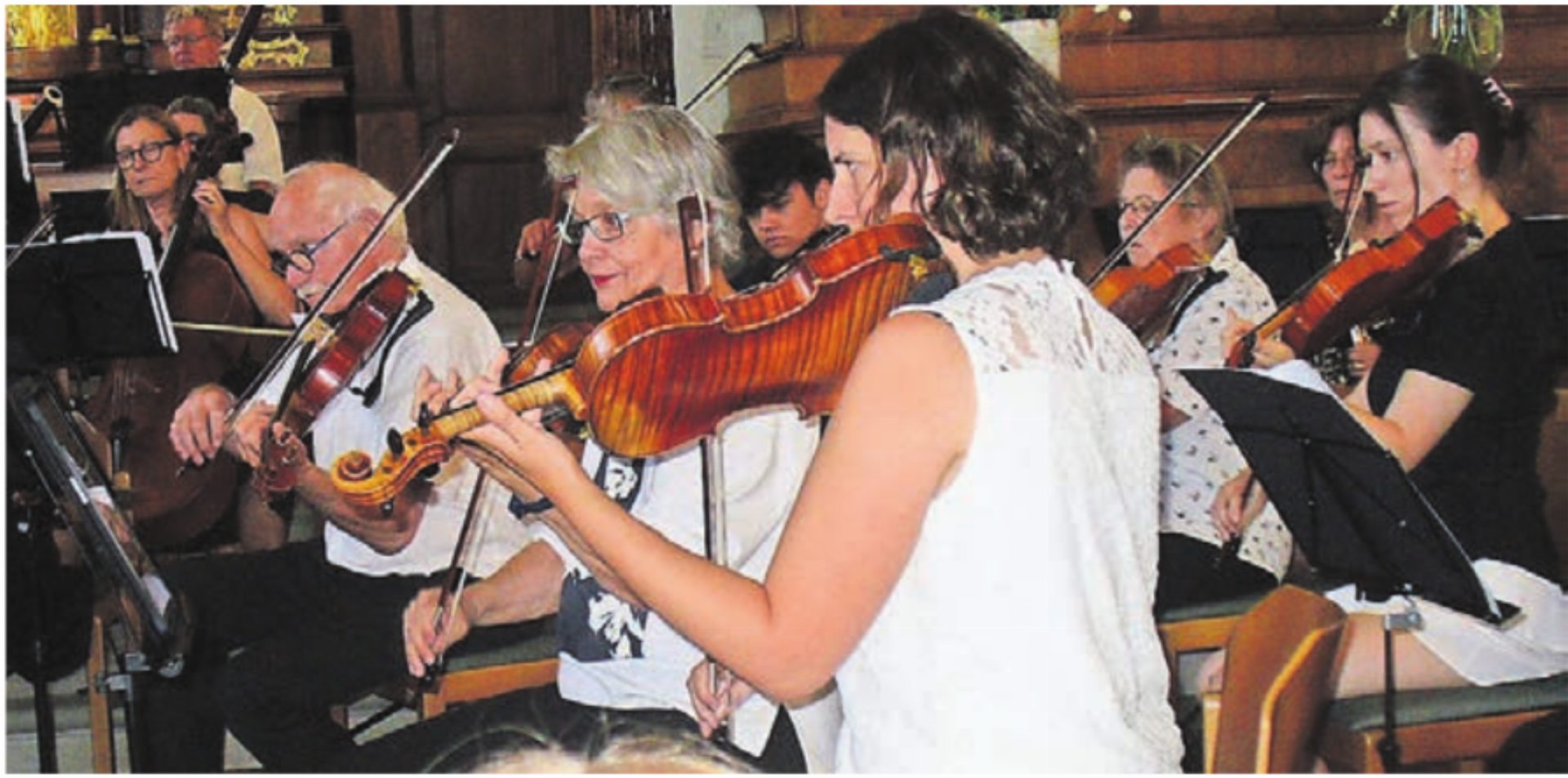 Das Konzert des Orchesters Bremgarten zog seine Besucher in den Bann.   Bild: aha - Das Bild wird blockiert. – Möglicherweise durch einen aktiven Adblocker.