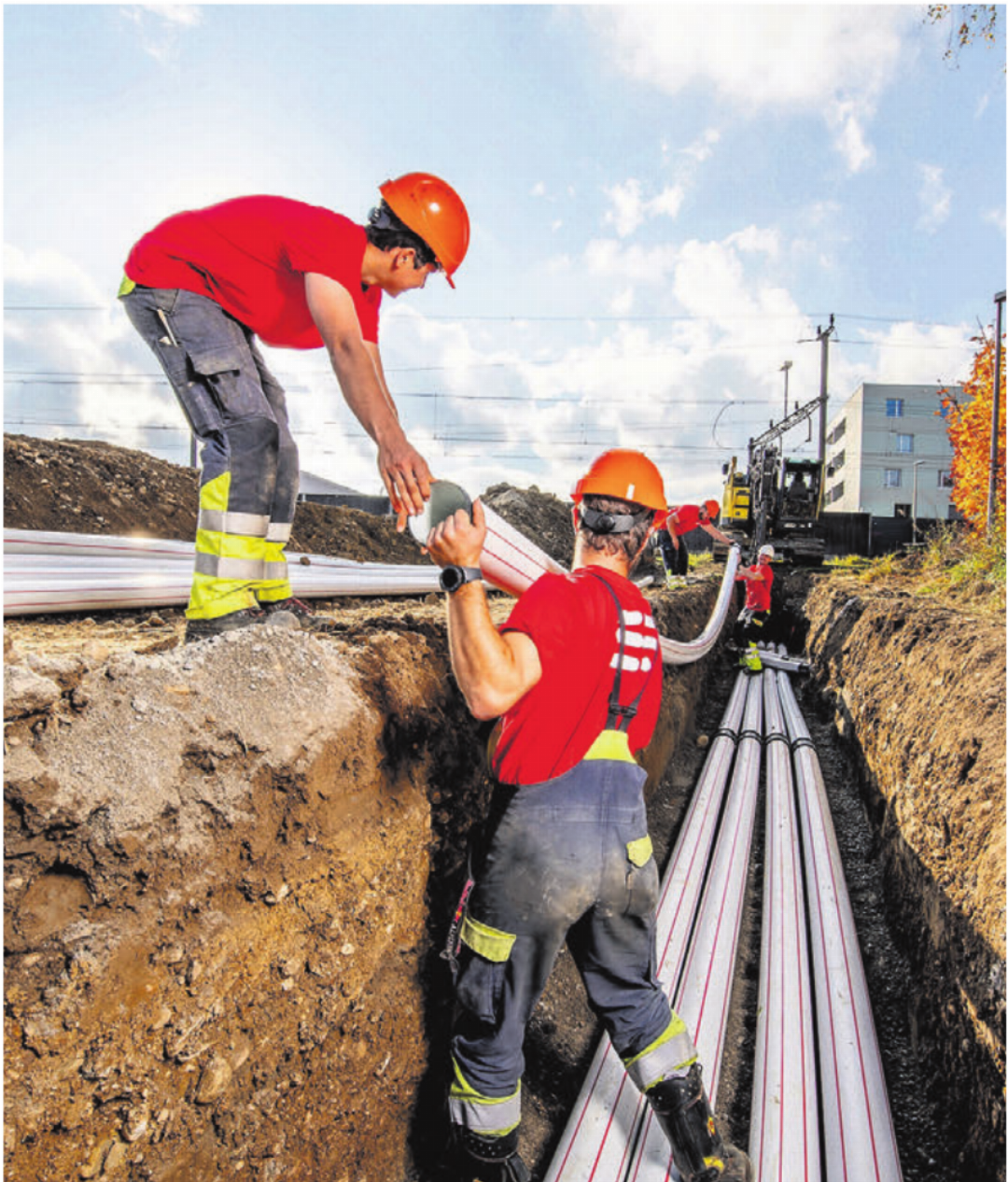 Die EFA heute. Der Netzbau ist eines von verschiedenen Standbeinen. Bilder: zg Die EFA heute. Der Netzbau ist eines von verschiedenen Standbeinen. Bilder: zg