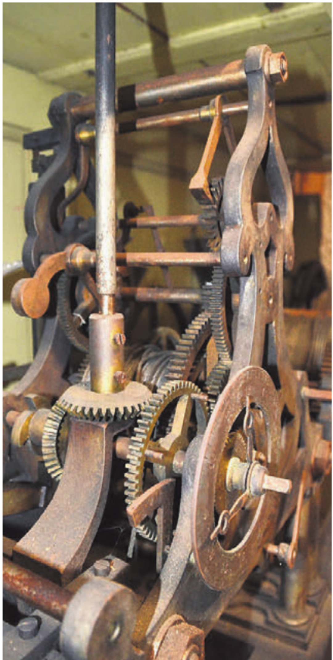 Kirchturmtechnik aus dem Jahr 1876. Kirchturmtechnik aus dem Jahr 1876.