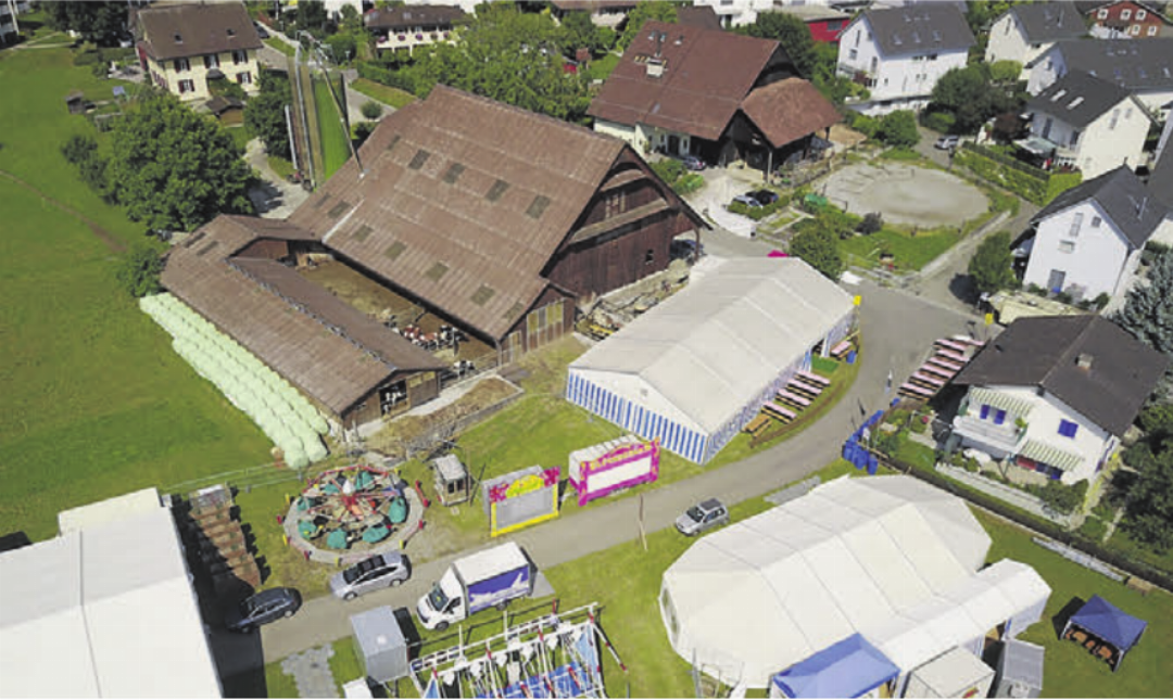 Das Zentrum von Auw wird wieder zur Festmeile aufgerüstet. Das Zentrum von Auw wird wieder zur Festmeile aufgerüstet.