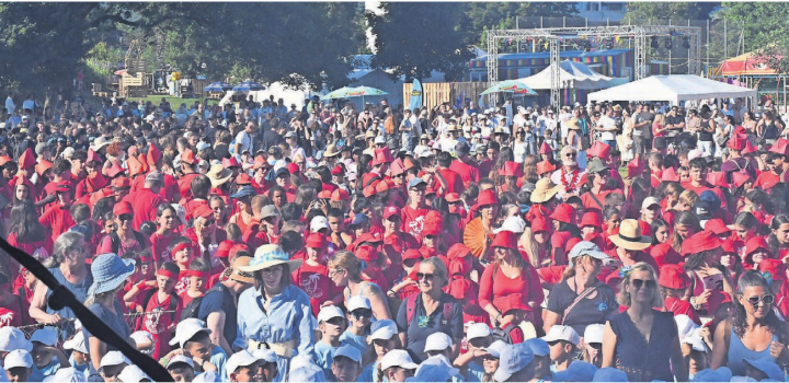 Im Frühsommer 2025 stand die ganze Schule im Zeichen des Wohler Jugendfestes «Wohlyday» im Schüwo-Park. Bild: Archiv Im Frühsommer 2025 stand die ganze Schule im Zeichen des Wohler Jugendfestes «Wohlyday» im Schüwo-Park. Bild: Archiv