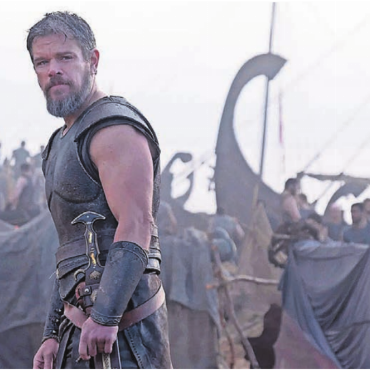 Aktueller Blockbuster im Programm - Matt Damon spielt in diesem Monumentalfilm die griechische Sagengestalt Odysseus.    Bild: pd