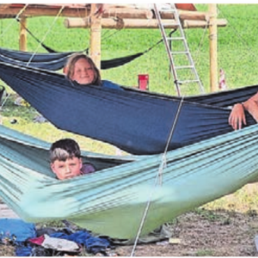 Ferien im Freiamt gemacht - So lässt es sich aushalten und auf den nächsten Einsatz vorbereiten. Bild: vaw