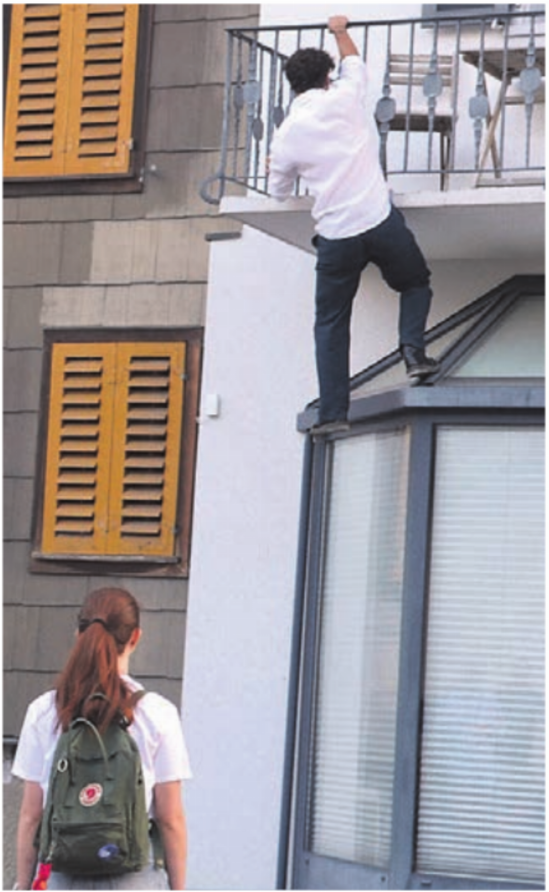Stuntszene ohne Double. Stuntszene ohne Double.
