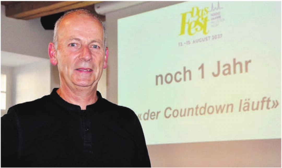 «Das Fest» rückt näher, für Stefan Staubli und sein OK-Team bleibt viel zu tun. «Das Fest» rückt näher, für Stefan Staubli und sein OK-Team bleibt viel zu tun.