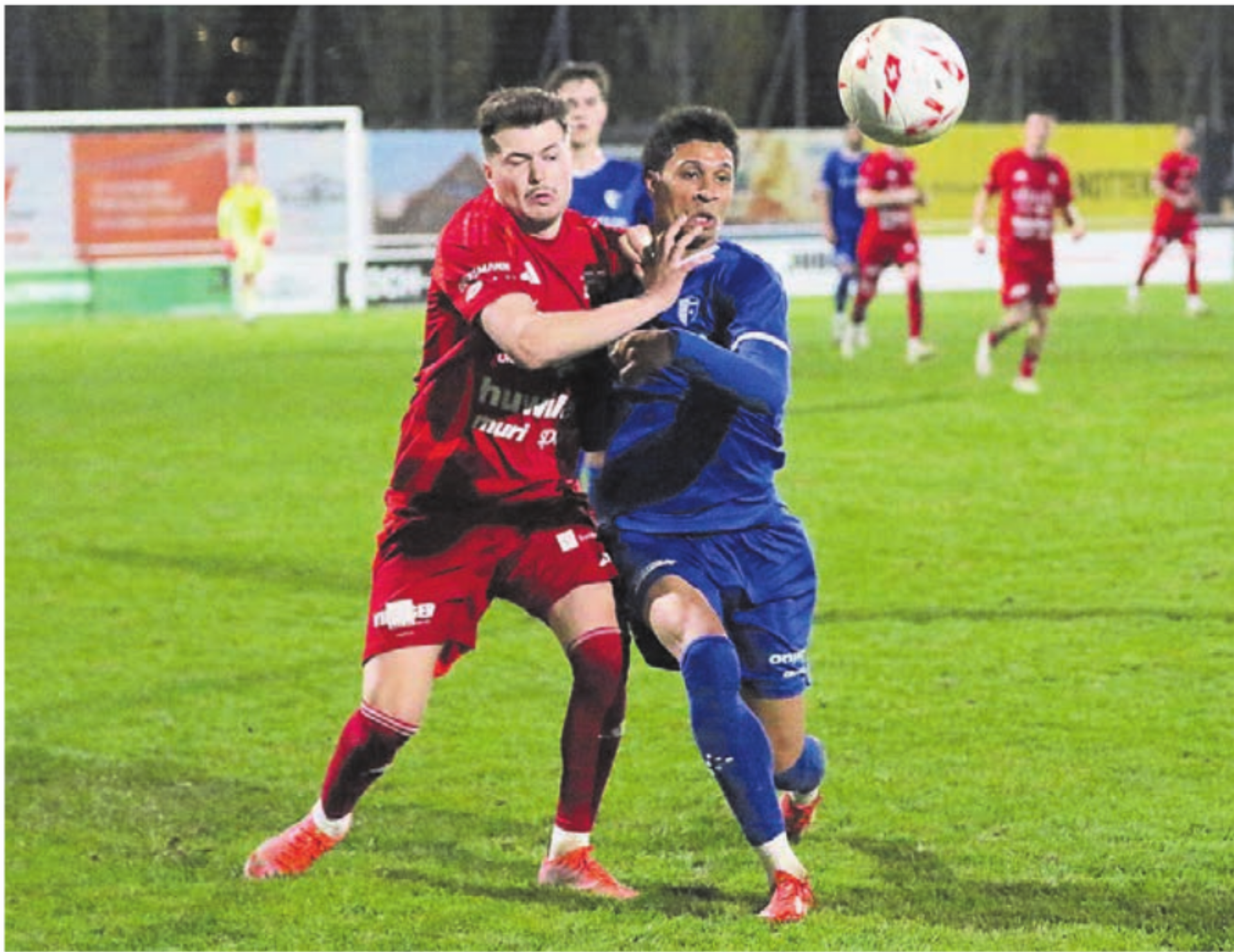 Muri (links) gegen Wohlen U23 wird eines von insgesamt zwölf Freiämter Derbys in dieser Saison. Bild: Archiv/jl - Das Bild wird blockiert. – Möglicherweise durch einen aktiven Adblocker.